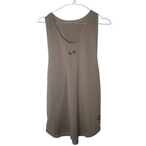 TLF Gray Racerback Tank XL Fitted Lightweight Athletic Gym Top FLAWS